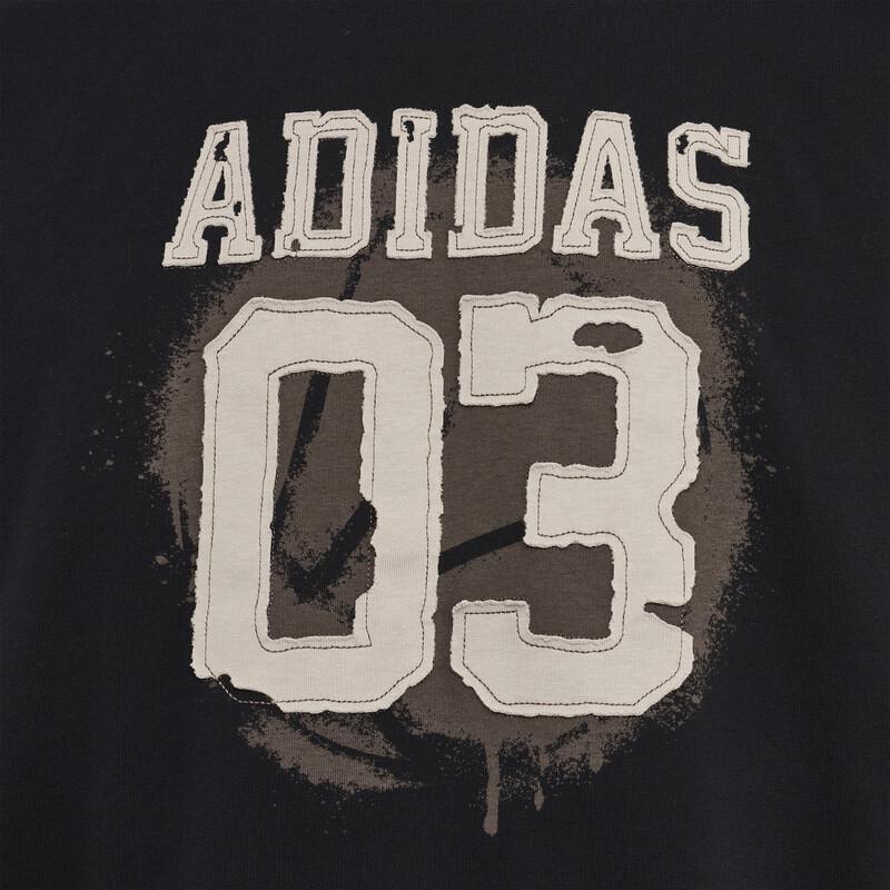 adidas Мужская ретро-футболка с коротким рукавом для баскетбола
