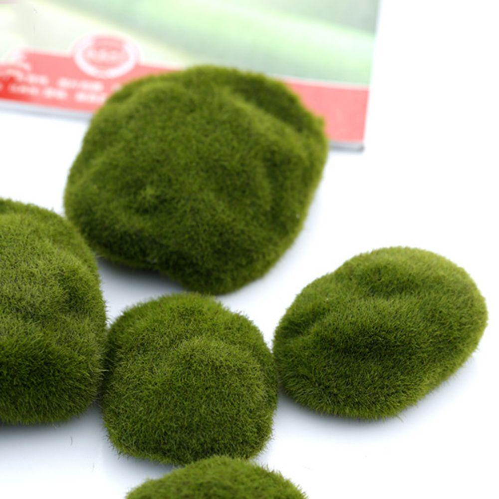 Аксессуары Сказочный сад Газонное украшение Симуляция Мох Камень Модель Домашний декор Моховой камень