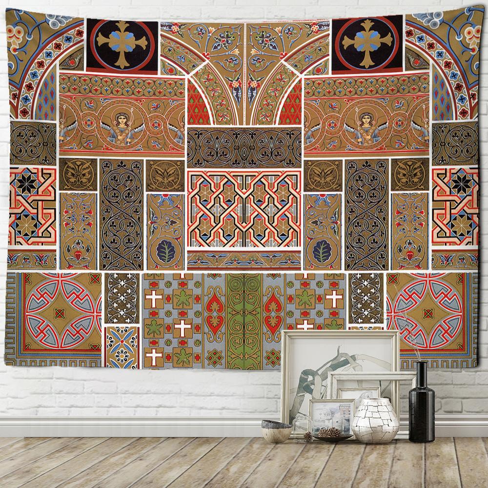 Мандала узор настенный хиппи Тапиз психоделический тайна настенная роспись гобелен гостиная спальня искусство домашний декор
