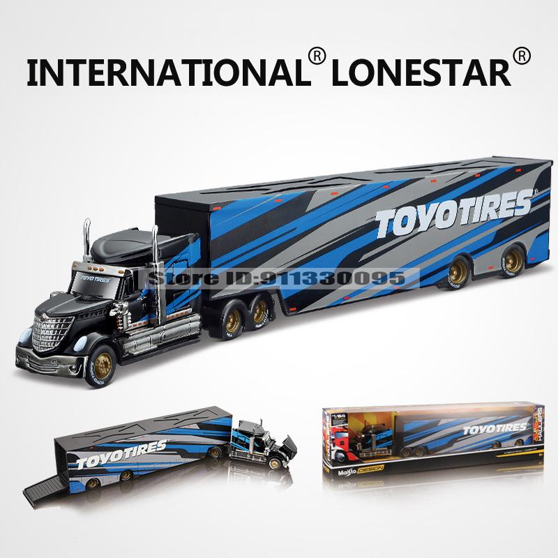 Майсто 1:64 MACK Anthem LoneStar UP Транспорт Литье Производство Прицеп Модель Симуляция Модель Коллекция Автомобилей из Сплава