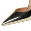 Bigtree European and American Style High Heels Simple Fine Heel Metal Heel 10.5cm High Heel Shallow Mouth Pointed Side Hollow Sexy Single Shoe
