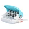 Adjustable Hole Punch Green Manual Office Home Universal A4 Paper Punching Machines