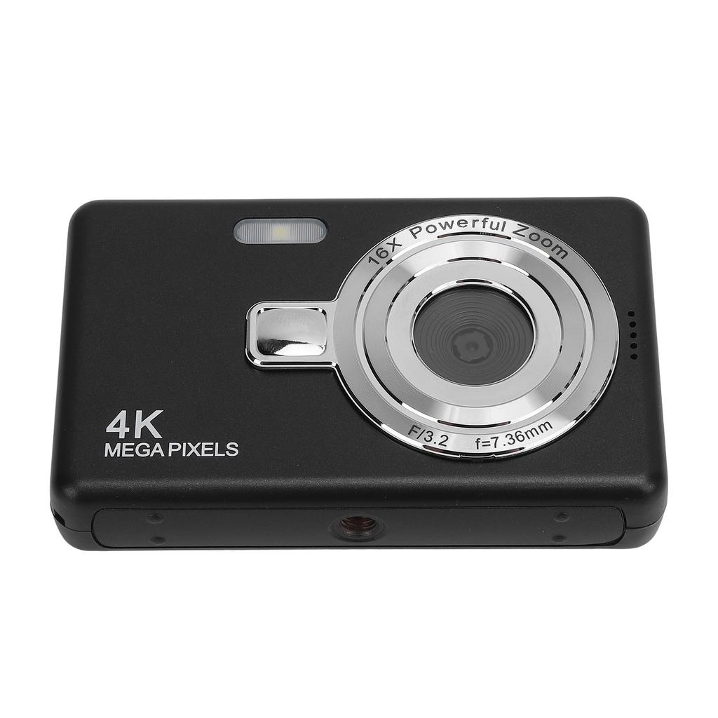 2.4inch Digital Camera Anti Shake 16X Zoom 50MP Photos 4K Video Camera with Fill Light for Beginners Xmas Gift 64GB