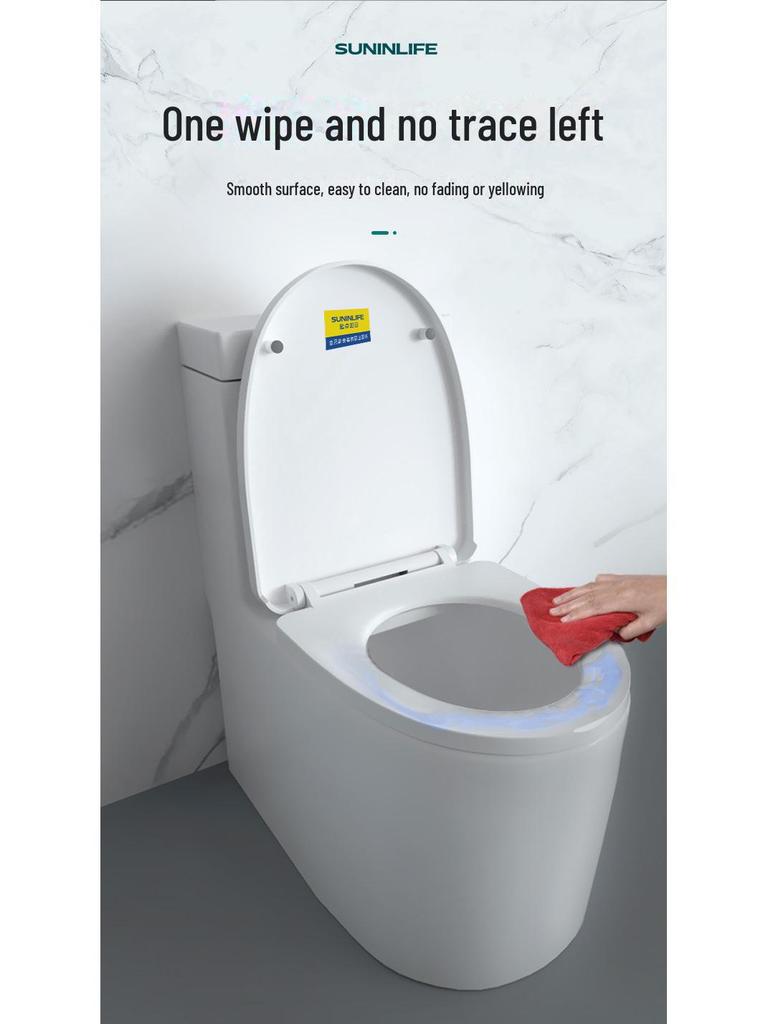 Универсальный быстроустанавливаемый чехол для сиденья унитаза с функцией замедления - утолщенные и удобные для домашнего хозяйства аксессуары