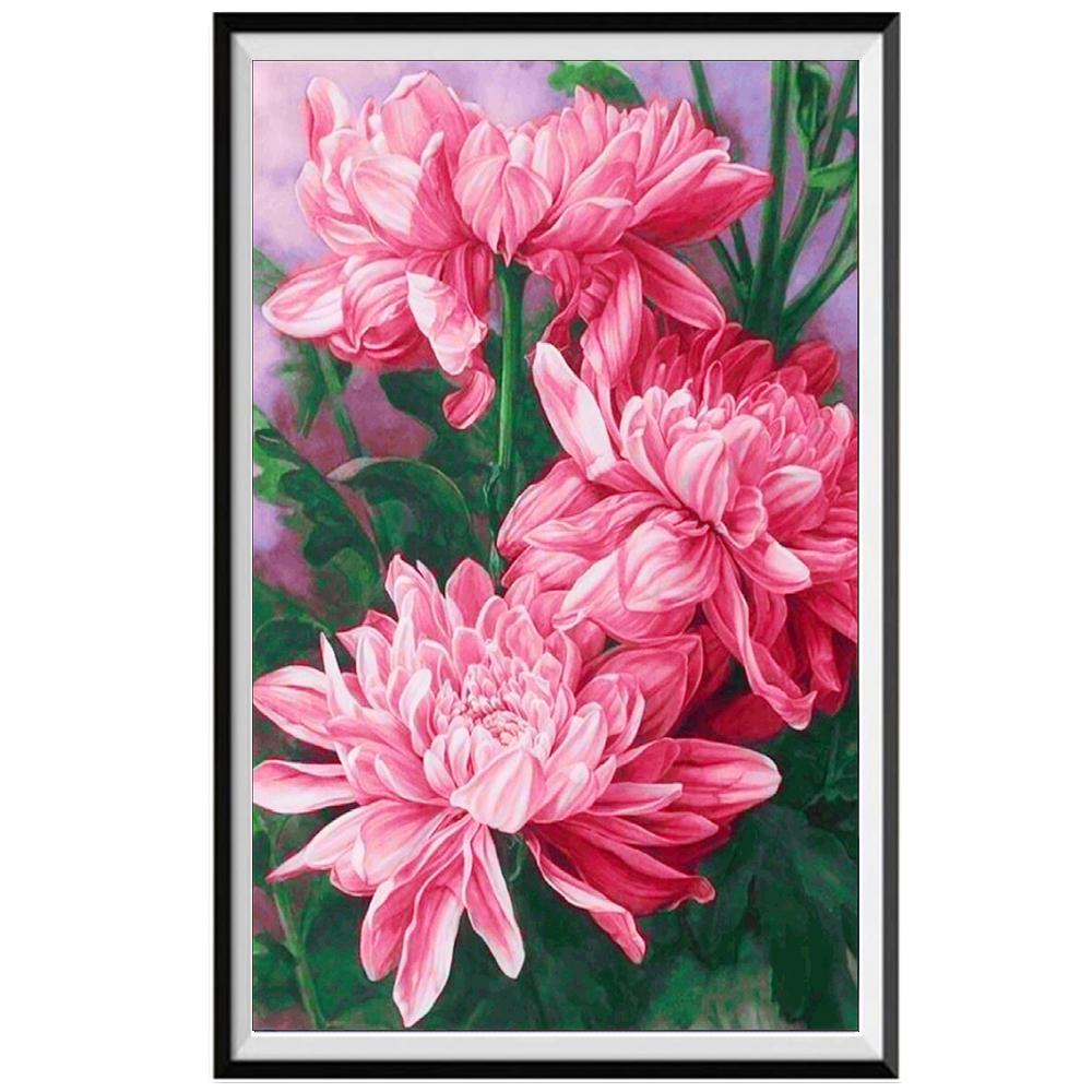 Полный круг алмазная живопись розовый сад 5D Diy алмазная живопись вышивка крестиком животное Алмазная вышивка мозаика украшение дома