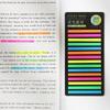 300 Sheets Rainbow Color Index Memo Pad Extra Thin Sticky Fluorescent Transparent Note Index Stickers Adhesive Label School Supplies Kawaii Stationery