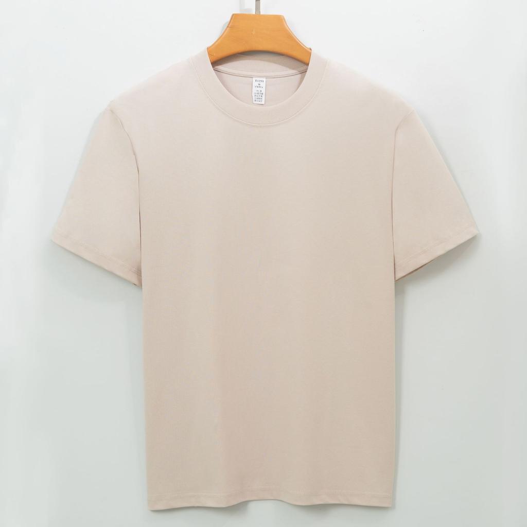 Футболка из хлопка, мужская футболка с коротким рукавом, женская футболка с круглым вырезом, для улицы, защита от солнца, быстросохнущая, антибактериальная, охлаждающая, с короткими рукавами