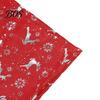 Soft Festive Neck Warmer Christmas Theme Scarf for Women, Glitter Sparkly Foil Reindeer Fashionable Seasonal Wear Print Scarves, Lightweight