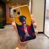 D-Смертельная тетрадь Лайт Ягами -L Чехол для телефона для iPhone17,16,15,14,13,12,11 ,Pro Max, Plus Мягкий силиконовый прозрачный чехол