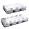 Stainless Steel Food Preparation Box 6/8 Grid Dessert Ingredient Box Seasoning Storage Box  Hot Pot