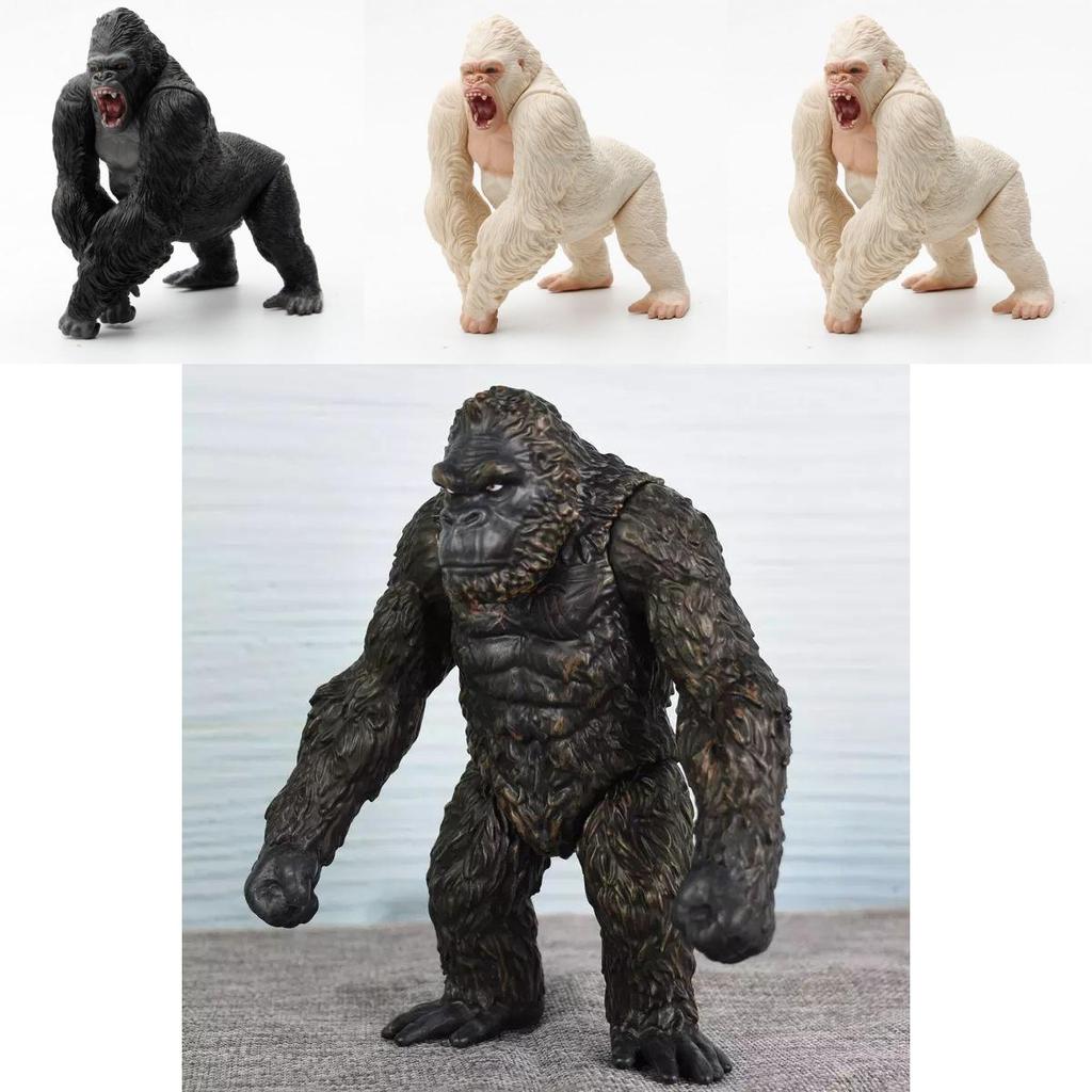 Original Bandai Shm King Kong Gorilla Model Toys Remarkably Crafted Action Figure For Playtime Fun