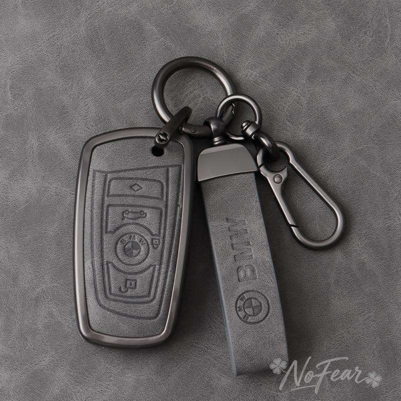 BOHQ2 Car Remote Key Case Cover Protector Shell For BMW 1 2 3 4 5 6 7 Series X1 X3X4 X5 X6 F36 F25 F26 F30 F34 F10 F07 F20 Carstickers