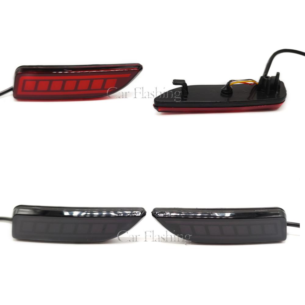 Car Rear Bumper Reflector Light for Toyota Corolla 2011 2012 2013 for Lexus CT200h Sequential Turn Signal Brake Lamp