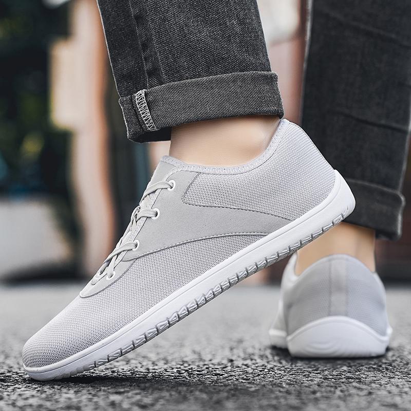 Мужские широкие босиком кроссовки для унисекс трейлраннинга нескользящие минималистичные кроссовки для ходьбы легкие дышащие уличные кроссовки большого размера