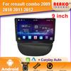Автомобильный Android для Renault Combo 2009 2010 2011 2012 Автомагнитола Стерео Головное Устройство Мультимедиа Видео Плеер Навигация 4G DSP 2din