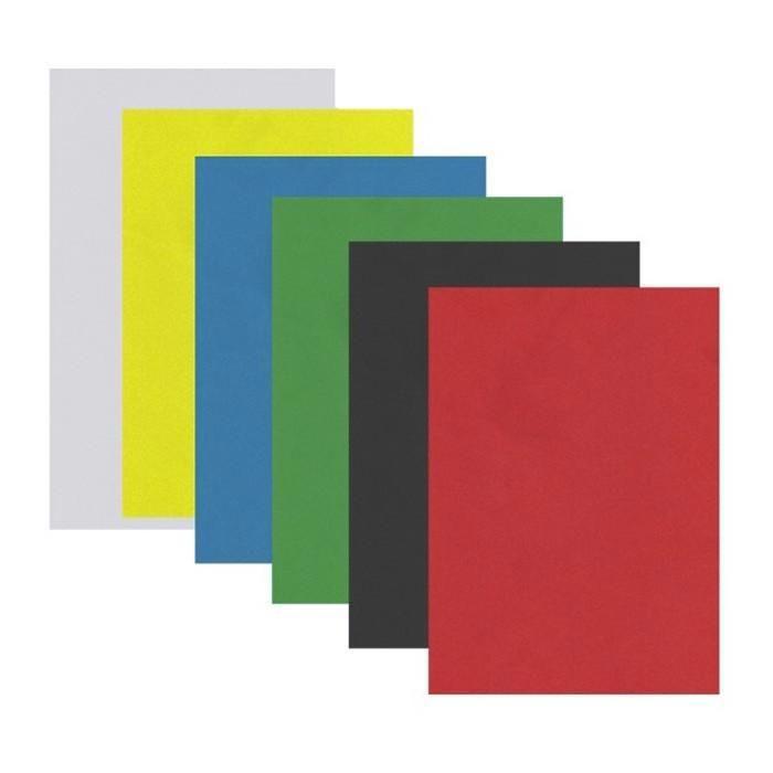Rubber Sheets X 6 - Bright Colors 1