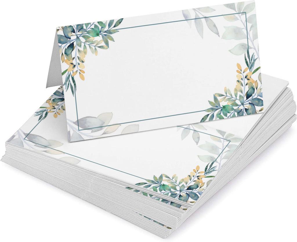 Inkdotpot Упаковка из 24 печатных палаточных столиков, карточки с местами для сервировки стола на свадьбу, именные карточки для сопровождения свадьбы на День Благодарения