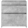 Bathroom Vanity Cabinet Concrete Grey 78.5 x 37.5 x 81 cm Particleboard