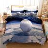 3D Цифровой, Планета, Космос, Земля, Постельное белье Комплект из четырех предметов Комплект из трех предметов простыней