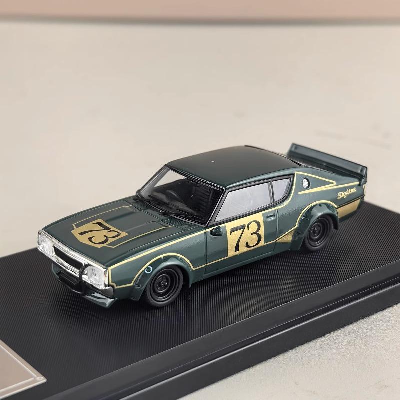 TS 1:64 GTR Skyline KPGC110 Литой Автомобиль из Сплава и Игрушечные Транспортные Средства Модель Автомобиля Миниатюрная Масштабная Модель Автомобиля Игрушки Для Детей