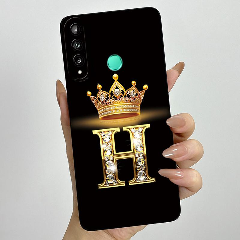 Для Huawei Y7p P40 Lite E ART-L28 ART-L29 Модный Чехол для Телефона с Инициалами для Пары Y7P 2020 Мягкий Силиконовый TPU Защитный Чехол