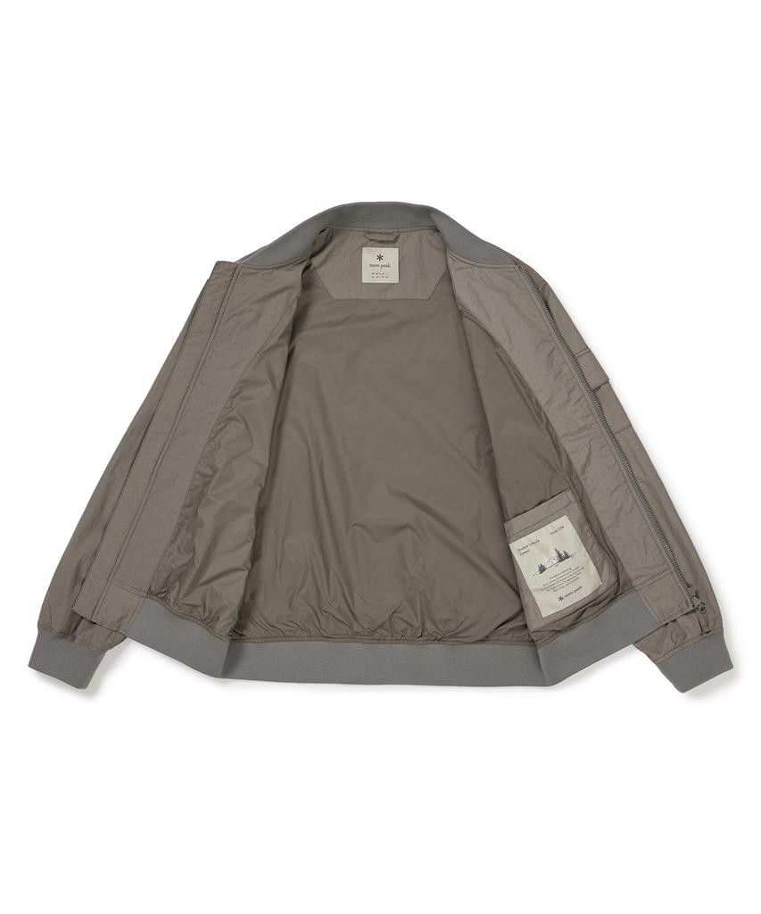 Бомбер Snowpeak Apparel с тканой нашивкой (S24Fmtwb36) Темный хаки