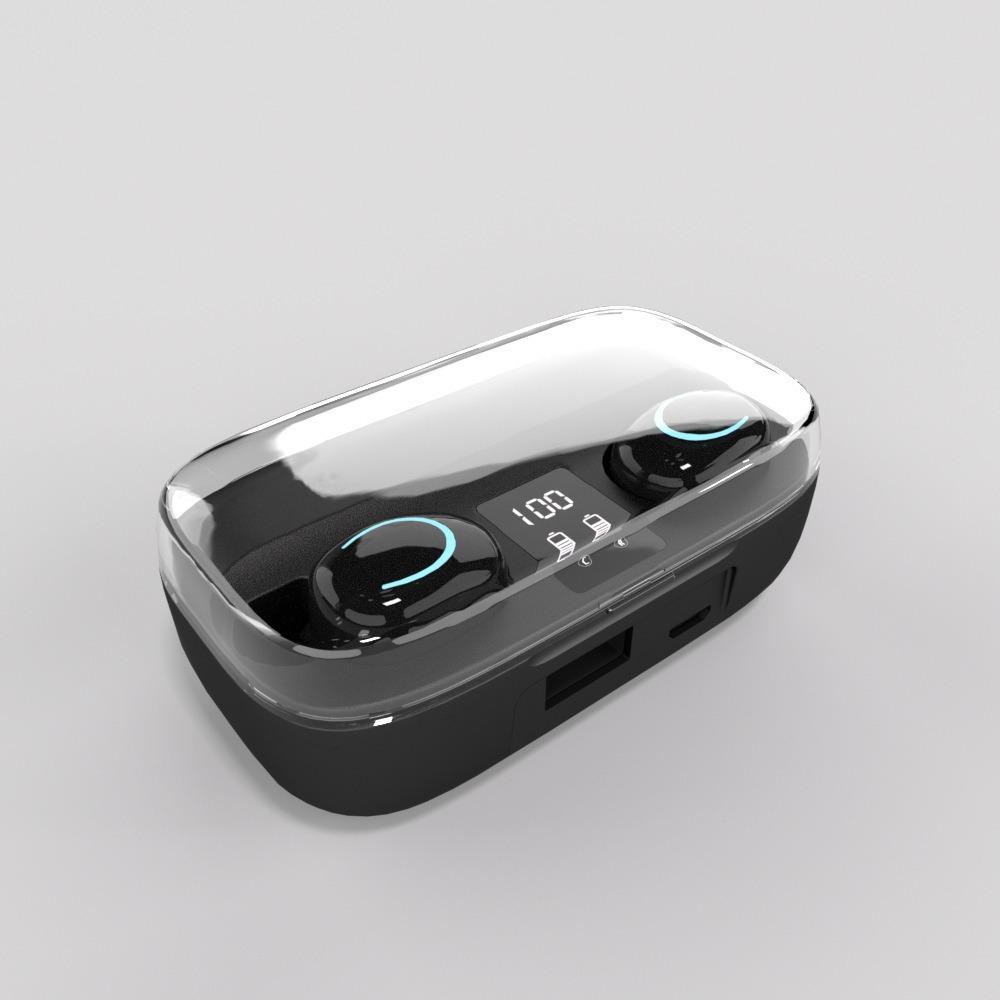 Мобильная кнопка питания Bluetooth-гарнитура TWS Спортивные наушники Мини-беспроводная Bluetooth-гарнитура