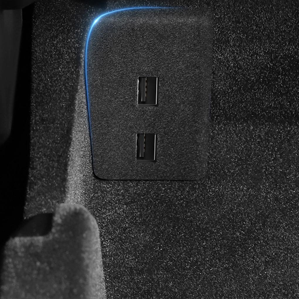 4 USB Shunt Hub Powered Splitter for Tesla Model 3 Y Highland Juniper 2025-2025 Glove Box Docking Station Quick Charger