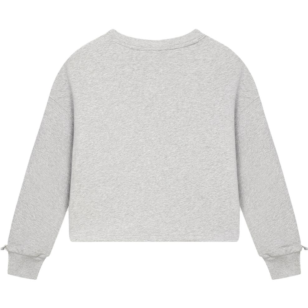 New FILA Sweatshirt Women's Dark Marble Heather Gray F51W349215A-MG