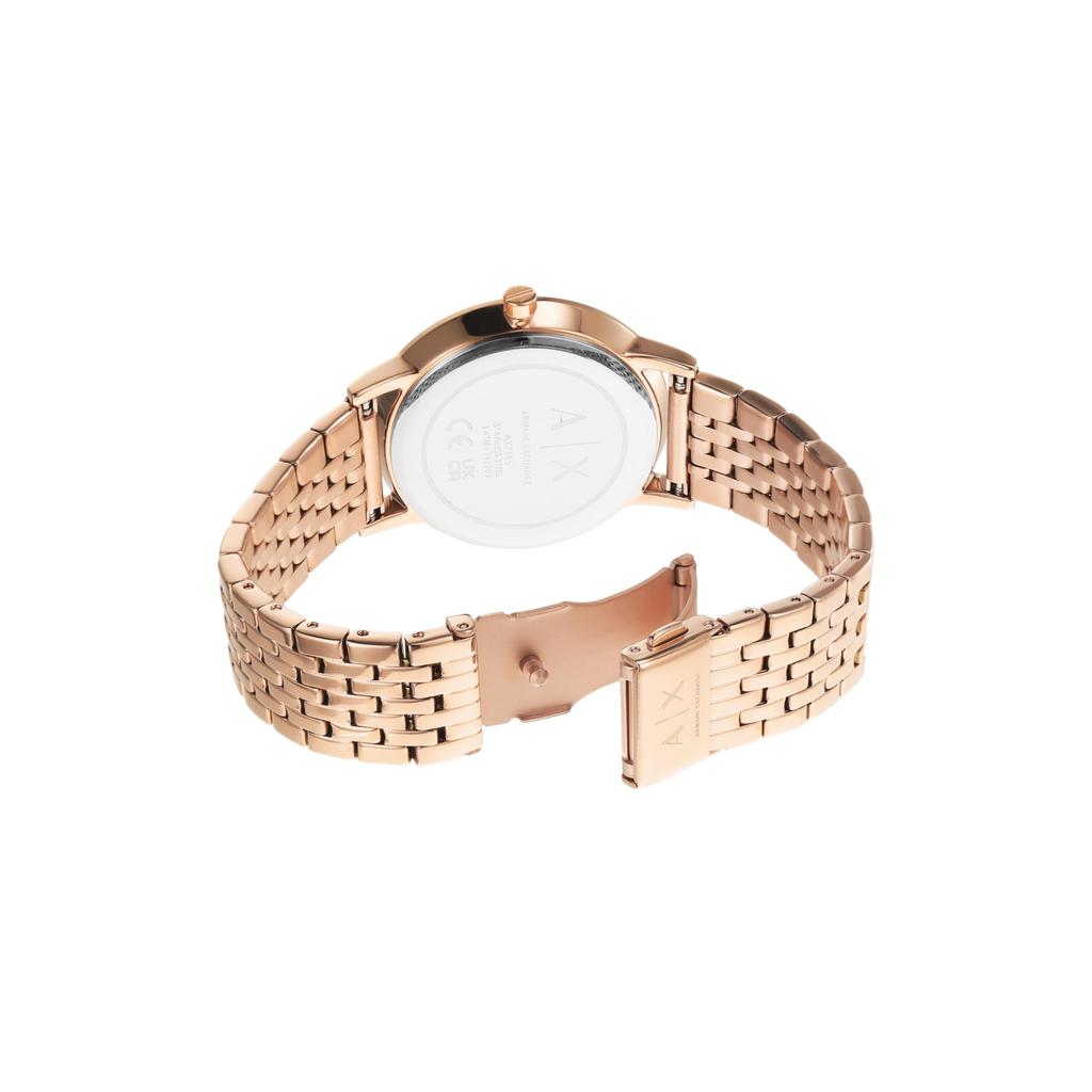 Часы Armani NA AX7145SET Розовое золото [AX Exchange] Женские