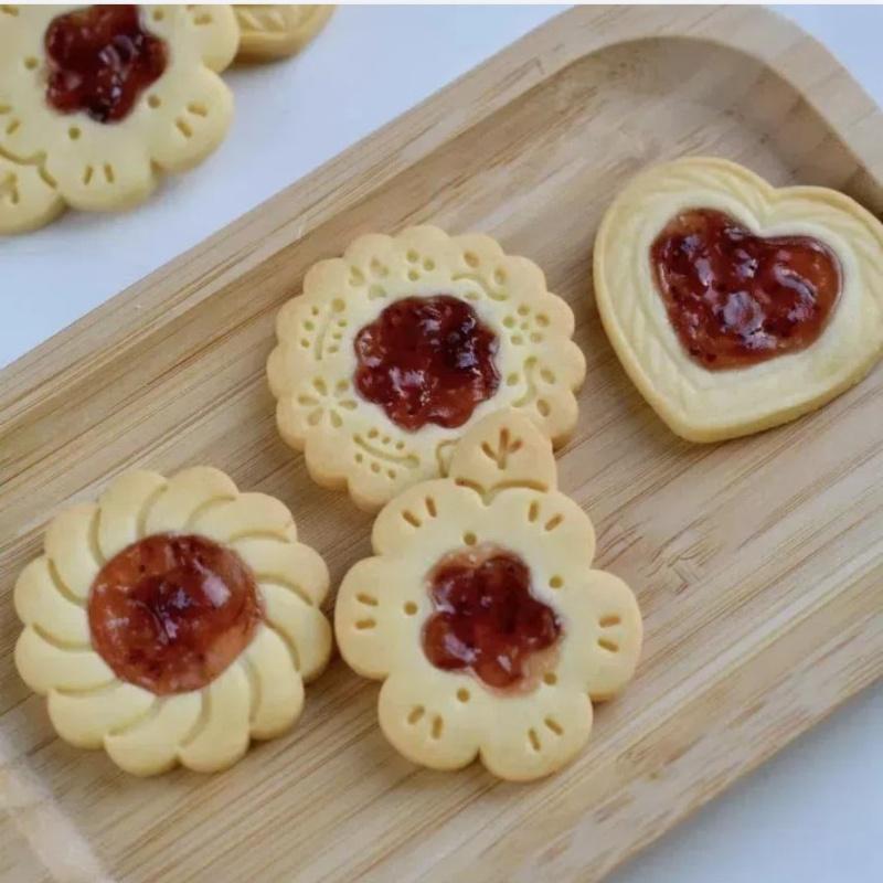Формочки для печенья «Сэндвич с джемом» 3D ко Дню святого Валентина, прессуемые штампы для помадки, украшения для тортов на Новый год, принадлежности для выпечки