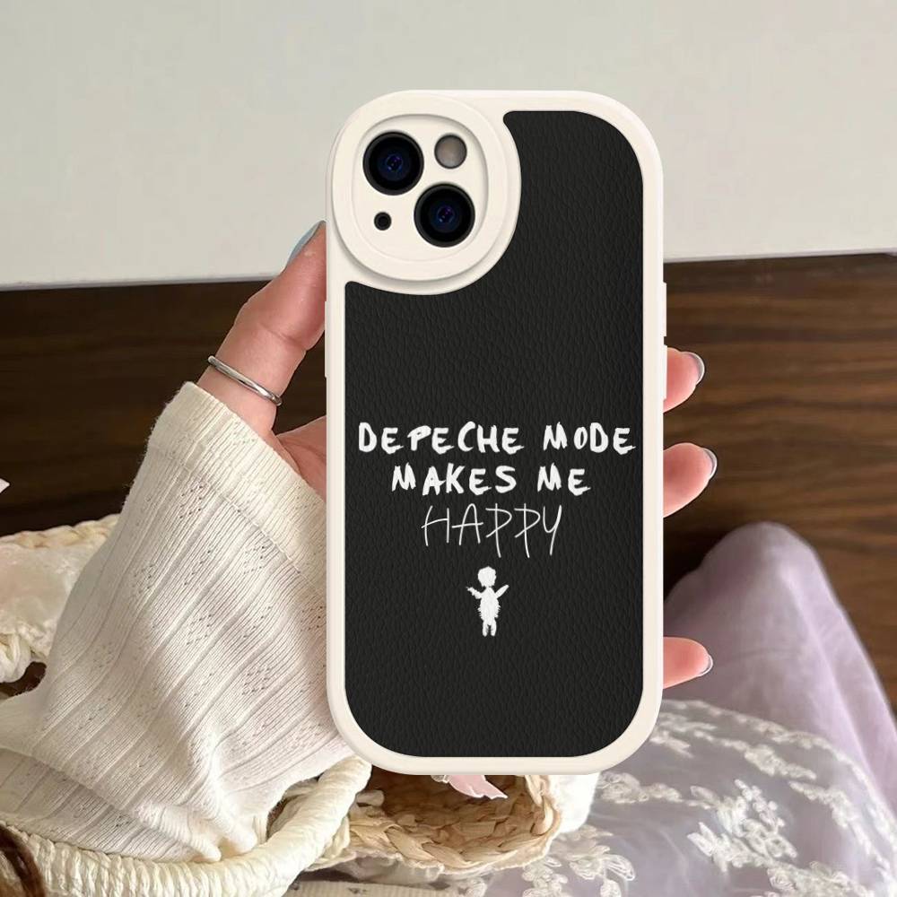 Кожаный чехол для телефона D-Depeche Mode Rock-ES Band Для Iphone 16 15 14 Plus 13 12 11 Pro Max Чехол