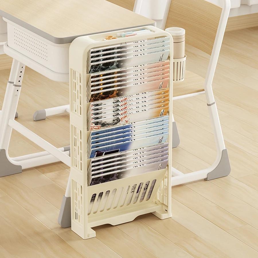 Настольный органайзер для хранения в классе Полка для хранения книг Студенческий стол Книжная полка Маленький органайзер для хранения в классе Книжный шкаф Подставка для книг Книжные полки