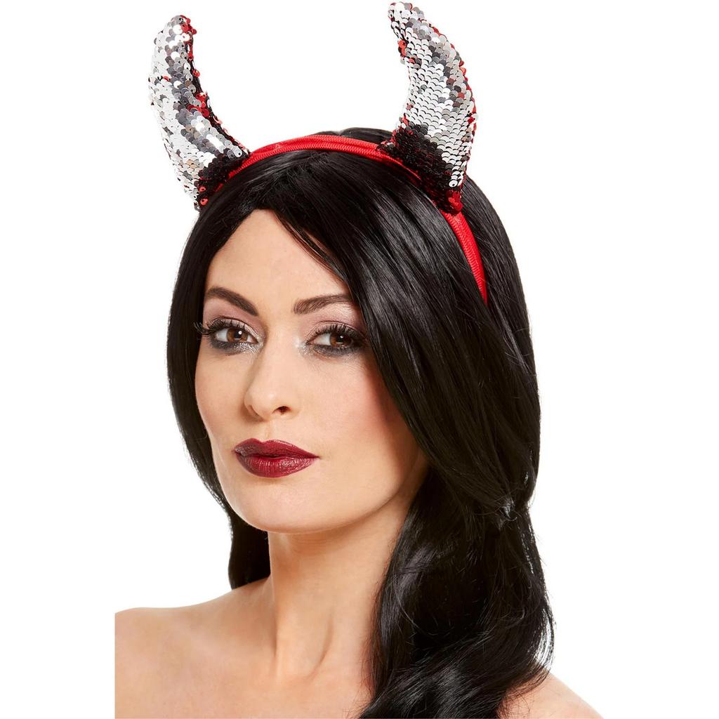 Smiffys Reversible Sequin Headband