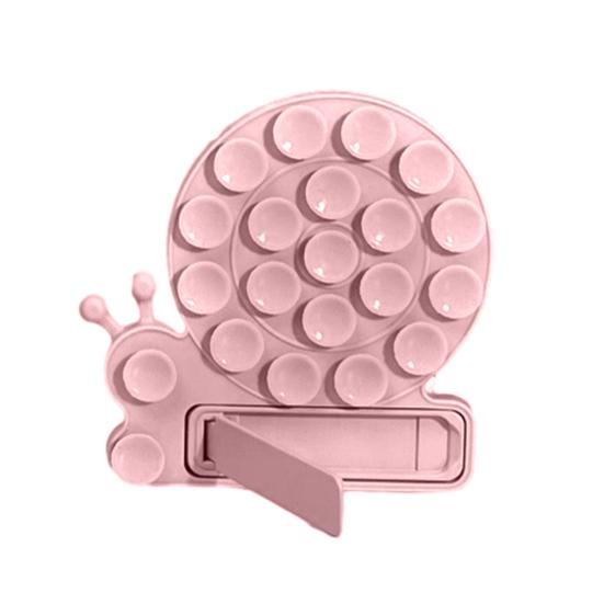 Держатель для мобильного телефона в форме улитки, присоска, подставка для телефона, силиконовая складная силиконовая подставка для вождения, фитнеса, приготовления пищи, душа