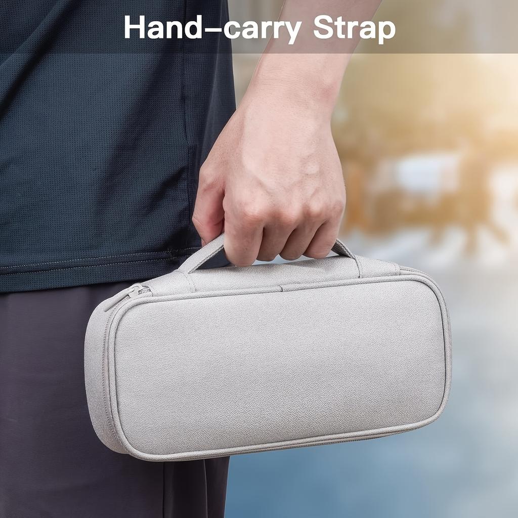 1pc Travel Portable Charging Cable Organizer Bag, Suitable for Chargers, Data Cables, and External Hard Drives Tote Bag