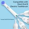 Replacement Toothbrush Heads Compatible with Oral B Electric Toothbrush, Soft Sensitive Care Brush Head for Pro, D, Smart Series