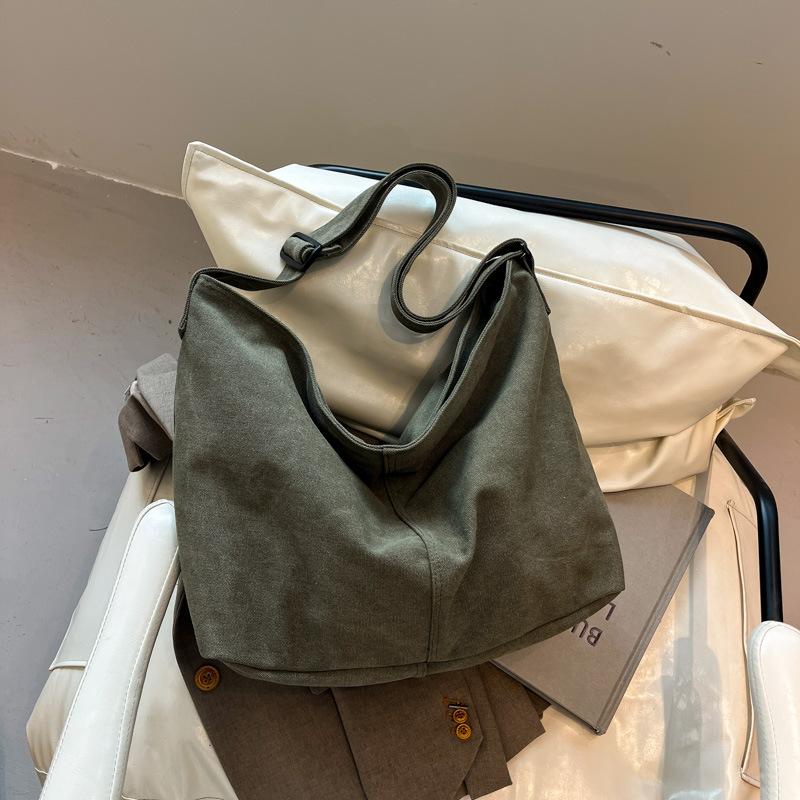 Осень и зима новая замшевая сумка-ведро большая вместимость плечевая подмышечная сумка-тоут ретро деловая модная сумка-тоут