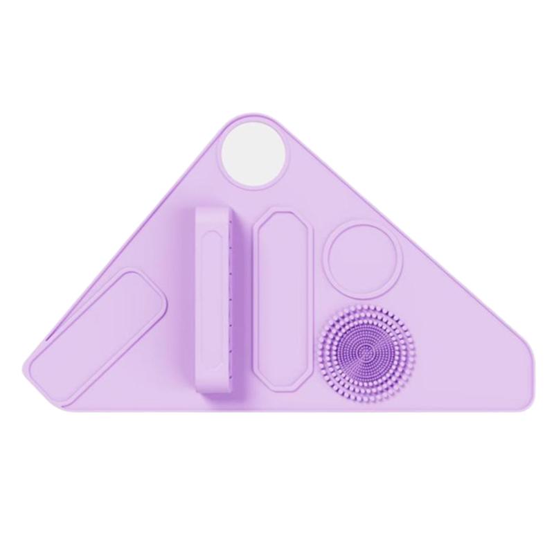 Silicone Makeup Brush Holder Wrist Strap Multi-Functional Beauty Tool With Cleaning Zone For Cosmetic Enthusiasts