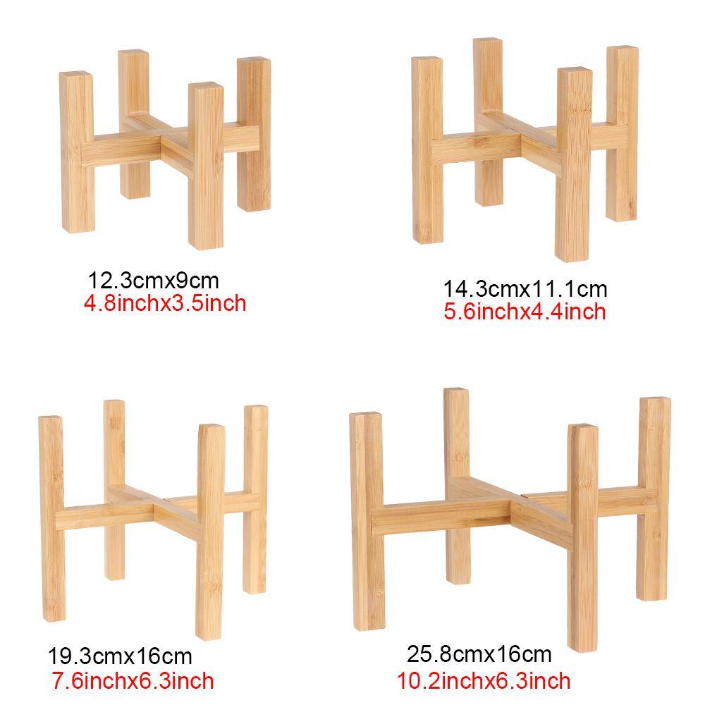 Стойка для украшения дома, подставка для бонсай, основание цветочного горшка, напольный держатель для цветочного горшка из дерева