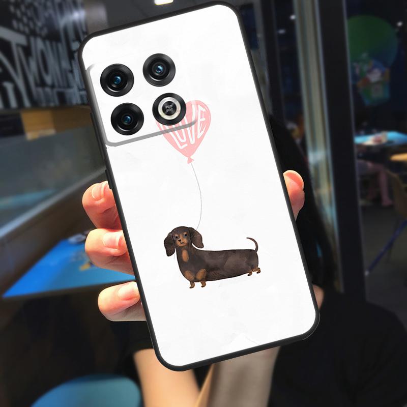 Чехол для собаки Такса Для OnePlus 12R 13 R 12 11 9 10 Pro 8T 9RT 10T OnePlus Nord 4 CE 2 3 Lite N20 N30