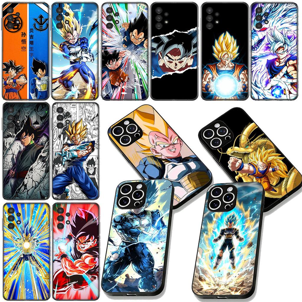 Мультяшный Дракон Gokus Ball Веджета Чехол для телефона для Apple iPhone 16 17 Air 14 15 Pro Max Plus 16+ 16E 14+ ProMax Защитный чехол