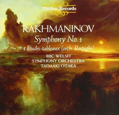 CD СЕРГЕЙ ВАСИЛЬЕВИЧ РАХМАНИНОВ, ББ - Симфония №. 1 / 4 Этюды-картины  N5311 Nimbus Records 1993 Неизвестный Классика Б/У