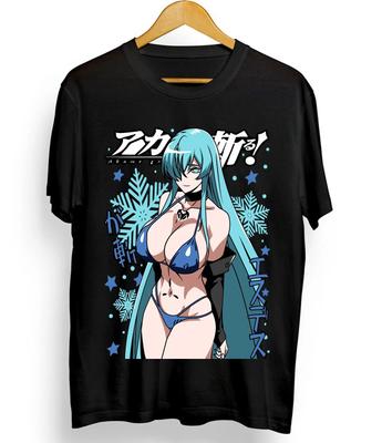 2026 Новый Год Горячая Распродажа Akame Ga Kill Эсдес Футболка Akame Ga Kill Эсдес S Вайфу Аниме Рубашка Женская С Круглым Вырезом С Коротким Рукавом