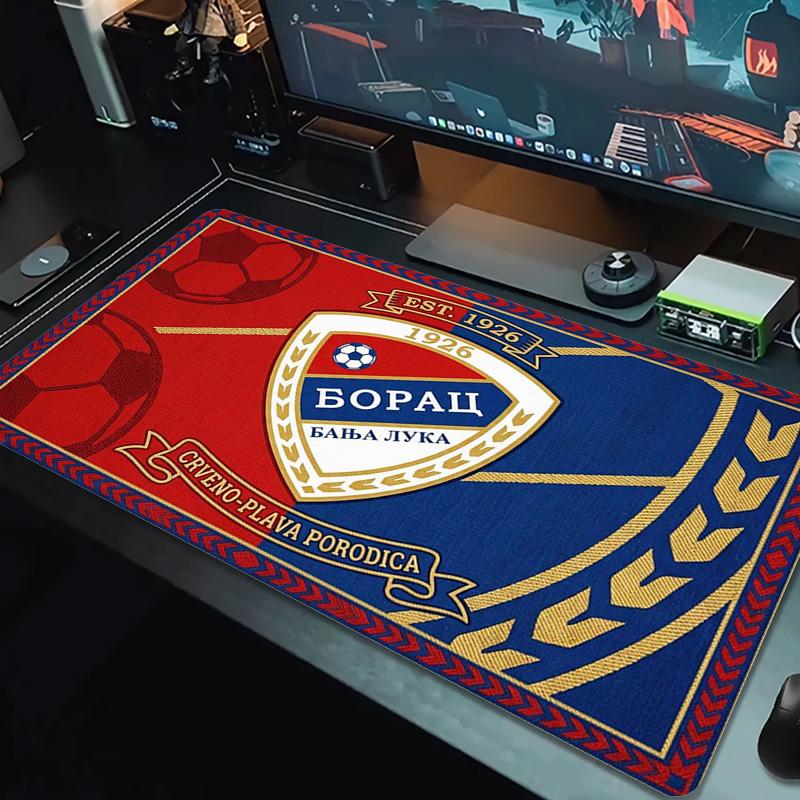 Borac Banja Luka Color Mouse Pad Large Gaming Table Cushion Non-slip Laptop Tablet Big Mousepad XXL Mat Mini PC Playmat With Lock edge