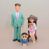 ПВХ модель «Семья Синана» от Crayon Shinchan с собираемыми фигурками, для подарка и коллекции