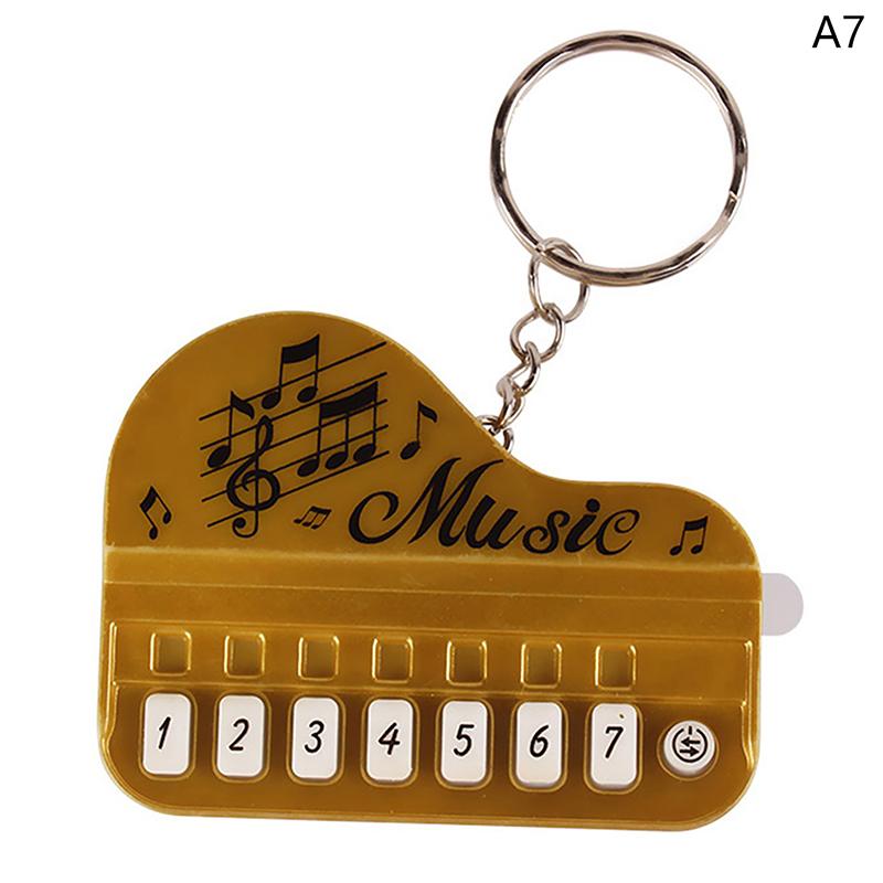 Портативный музыкальный инструмент игрушечный брелок пианино мини электронная клавиатура брелок