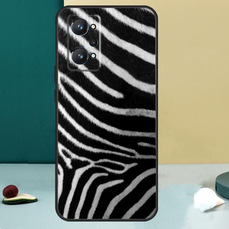 Чехол с принтом под шкуру зебры для Realme GT 6T 5 6 GT 7 Pro C67 C75 C61 C55 C53 C51 C21Y C25S 10 11 12 13 14 Pro Plus