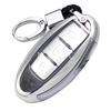 MKMC Smart Key TPU Keyless Accessory Cover for Mitsubishi Delica EK EK EK and Nissan Note Kicks Case, Material, Mini, Cross, Space, Wagon, (Silver)