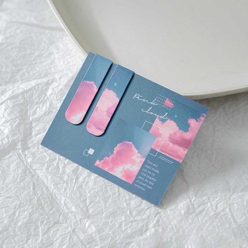 2/4/5 шт./набор Китайская ретро закладка Бамбук Лотос Журавль Пейзаж Закладка для подарка учителю Винтажная эстетическая магнитная закладка